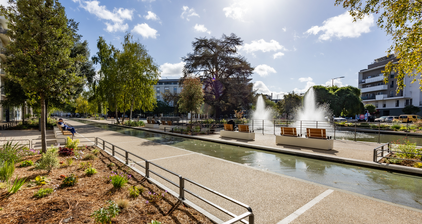 Parvis de l'hôtel de ville © Fabien Charlier