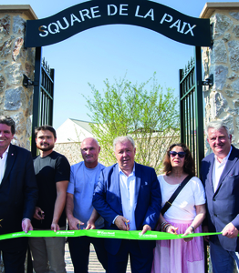 Inauguration du square de la Paix © Sébastien Champeaux