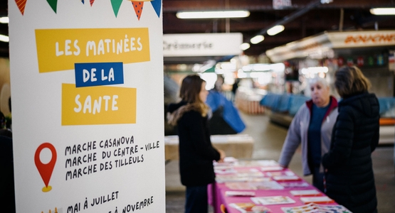 « Matinées de la santé » au marché Casanova