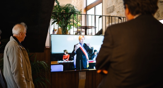 Visite de l'ambassadeur du Canada Stéphane Dion