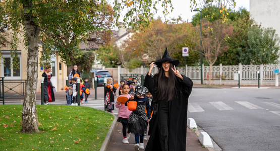 Chasse aux bonbons Halloween