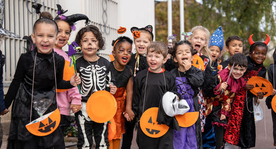 Chasse aux bonbons Halloween