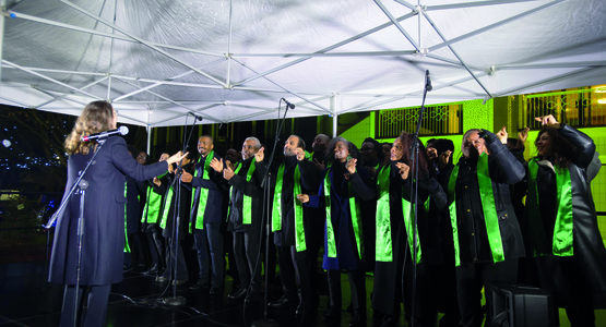 Marché de Noël, concert Gospel 2025 © Sébastien Champeaux