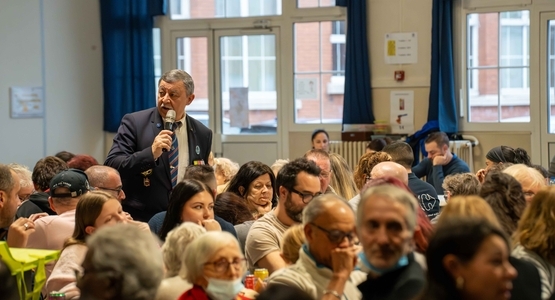 Mario Paleschi, président de la section locale de l'association Fname-Opex a organisé ce super loto.