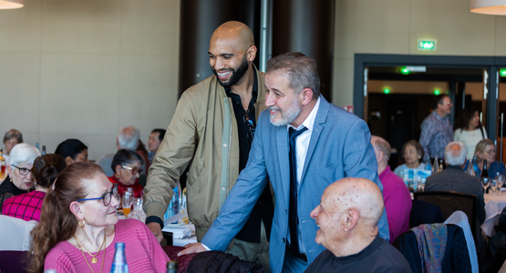 Le banquet des seniors © Stéphanie Boillon
