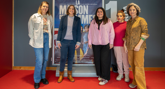 Katia Gomez était présente pour la projection de "La Maison des Femmes" au cinéma Louis-Daquin © DyboPixell