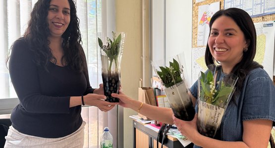 Distribution du muget par Anissa Hachem © Manon Photopoulos