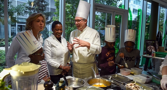 Une visite du Conseil régional gourmande
