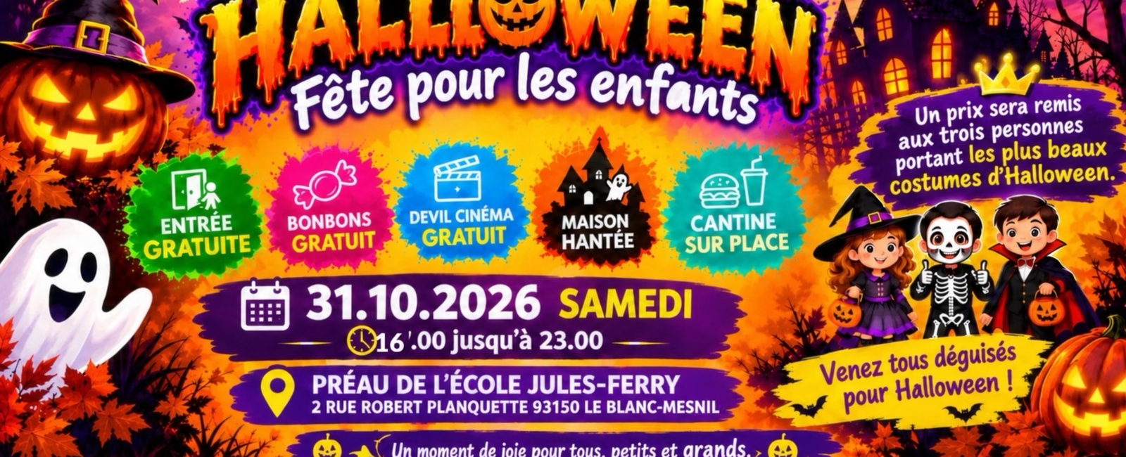 Halloween de l'association ITF