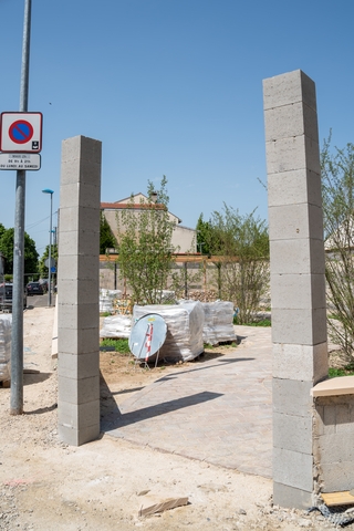 Travaux dans le square de la Paix © Kazmankante Studio