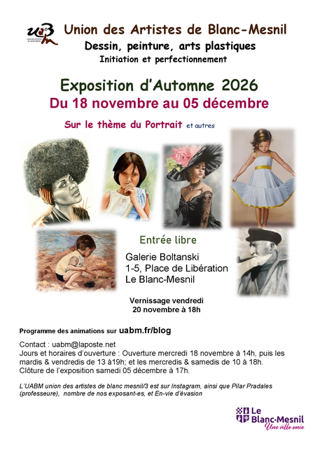 Affiche de l'exposition d'automne