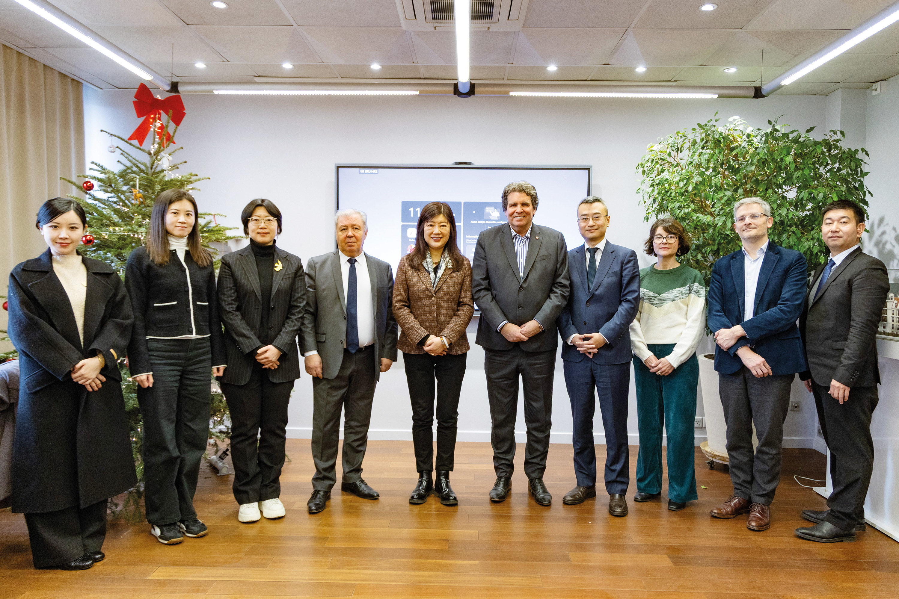 Réunion avec la déléguation chinoise © Fabien Charlier