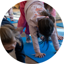 Yoga des enfants © Vincent Coutin