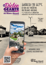 Affiche officielle de la Dictée Géante 2026